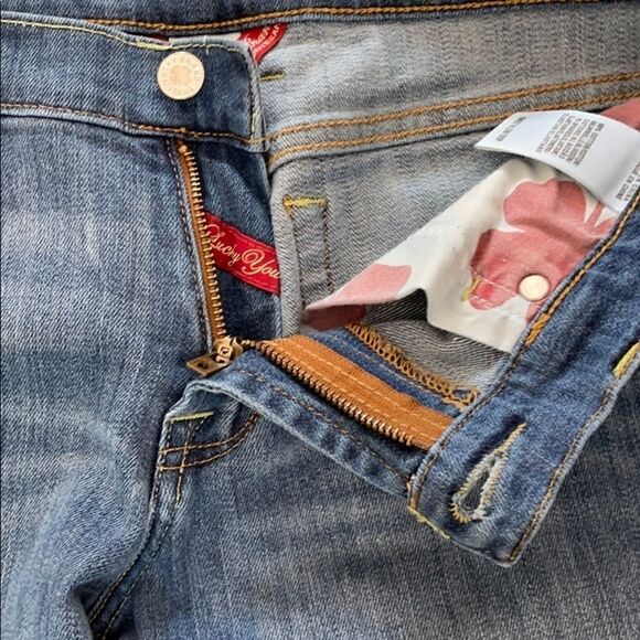 𝅺lucky Brand Sweet N Low Crop Jeans Size 6 - Picture 5 of 12